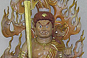 木彫仏像-不動明王